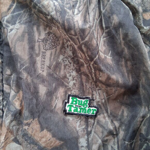 Shannons Bug Tamer Jacket Large Camo Breakup Hood Mesh Hunting 3D Grass Straw - Picture 3 of 8